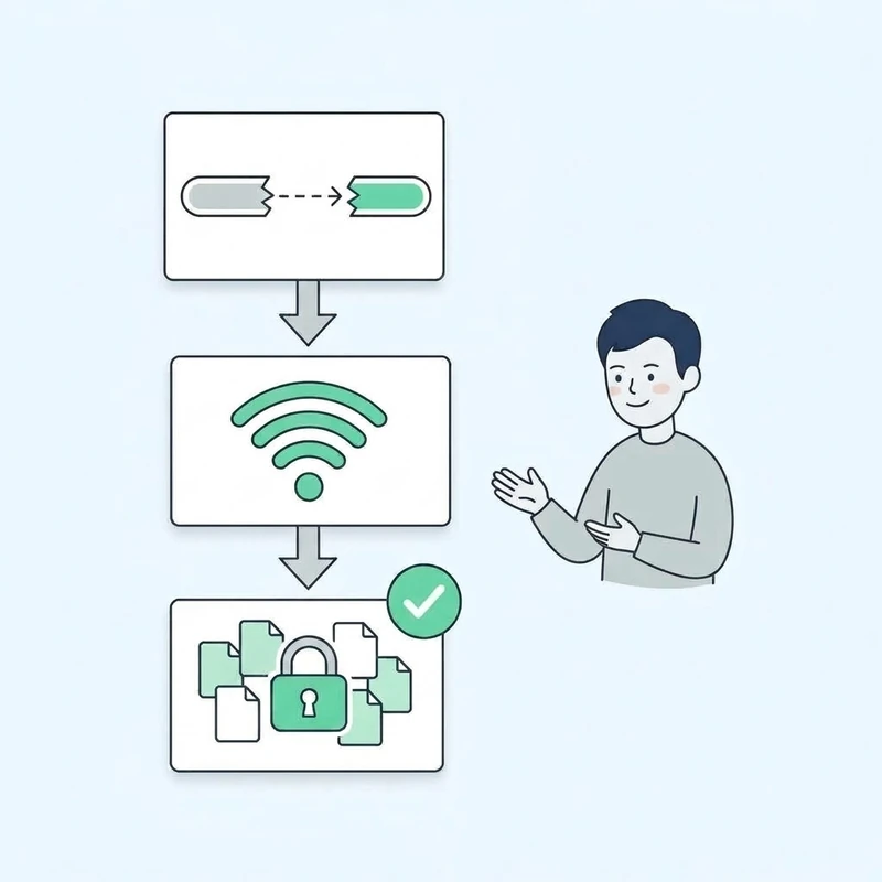 큰 파일 전송 중 끊김 한눈에 정리