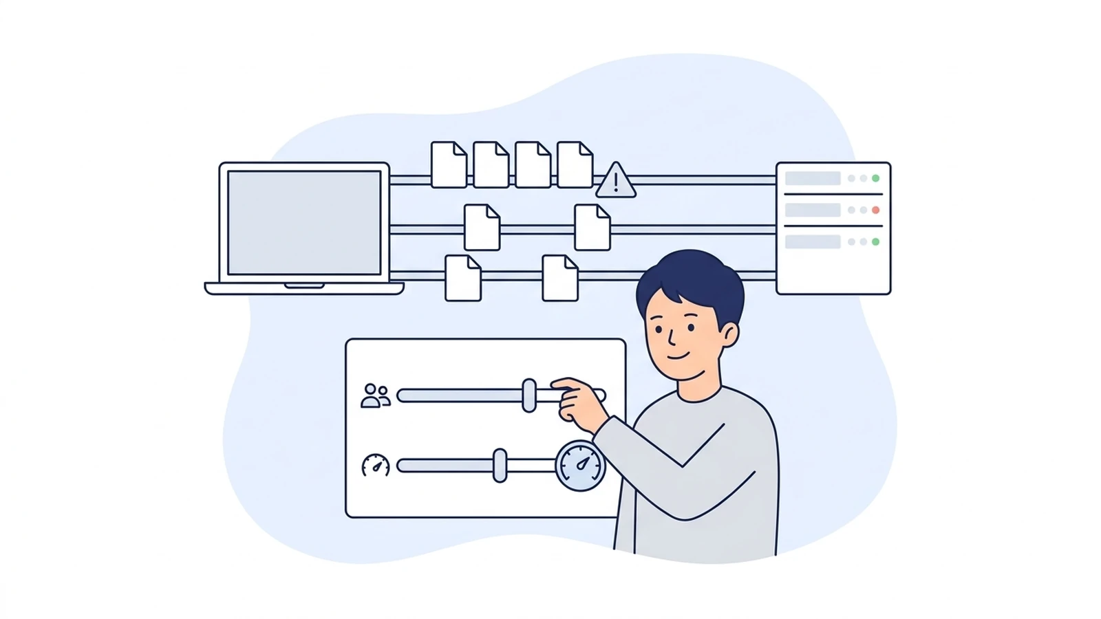 전송 속도·동시 전송 수 조절
