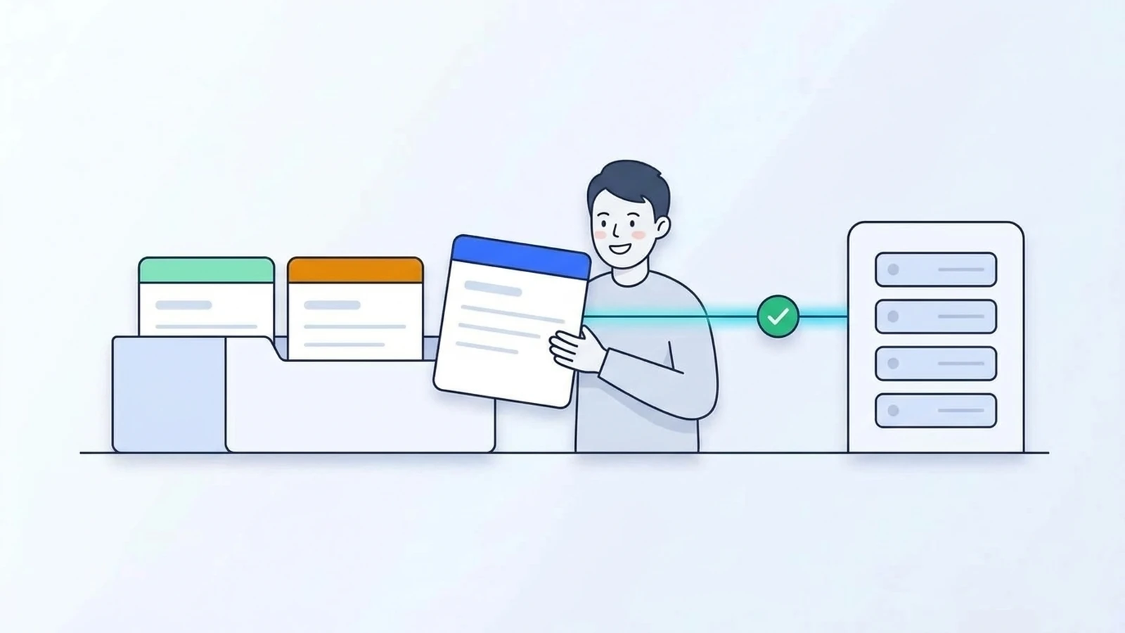 사이트 관리자로 서버 저장하기
